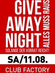Alles muss raus – Unsere Give Away Night