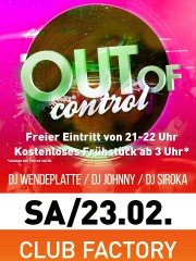 OUT of Control | Apfelbaum & Club Factory Crailsheim