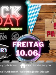 Black Friday im Club Factory | Stepis Partystadl im Apfelbaum