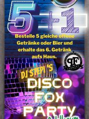 5 + 1 Getränke Spezial | DISCO FOX NACHT | Apfelbaum & Club Factory