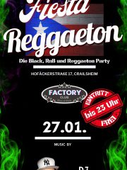 Fiesta Reggaeton Party im Club Factory | EINTRITT FREI bis 23 Uhr