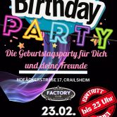 Geburtstagsparty im Club Factory | EINTRITT FREI bis 23 Uhr