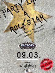 PARTY like a ROCKSTAR im Club Factory | Eintritt Frei bis 23 Uhr