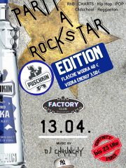 PARTY like a ROCKSTAR im Club Factory | PUSCHKIN EDITION | Eintritt Frei bis 23 Uhr